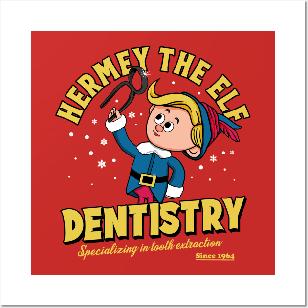 Hermey The Elf Dentistry Wall Art by OniSide